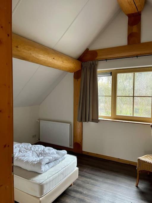 Unieke Houten Villa Met Sauna In Twente - 6P Den Ham Exterior foto