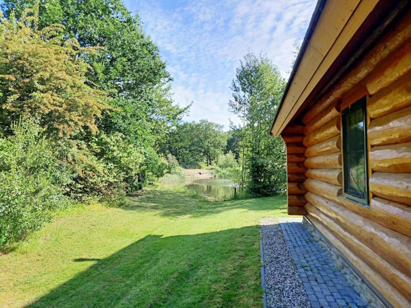 Unieke Houten Villa Met Sauna In Twente - 6P Den Ham Exterior foto