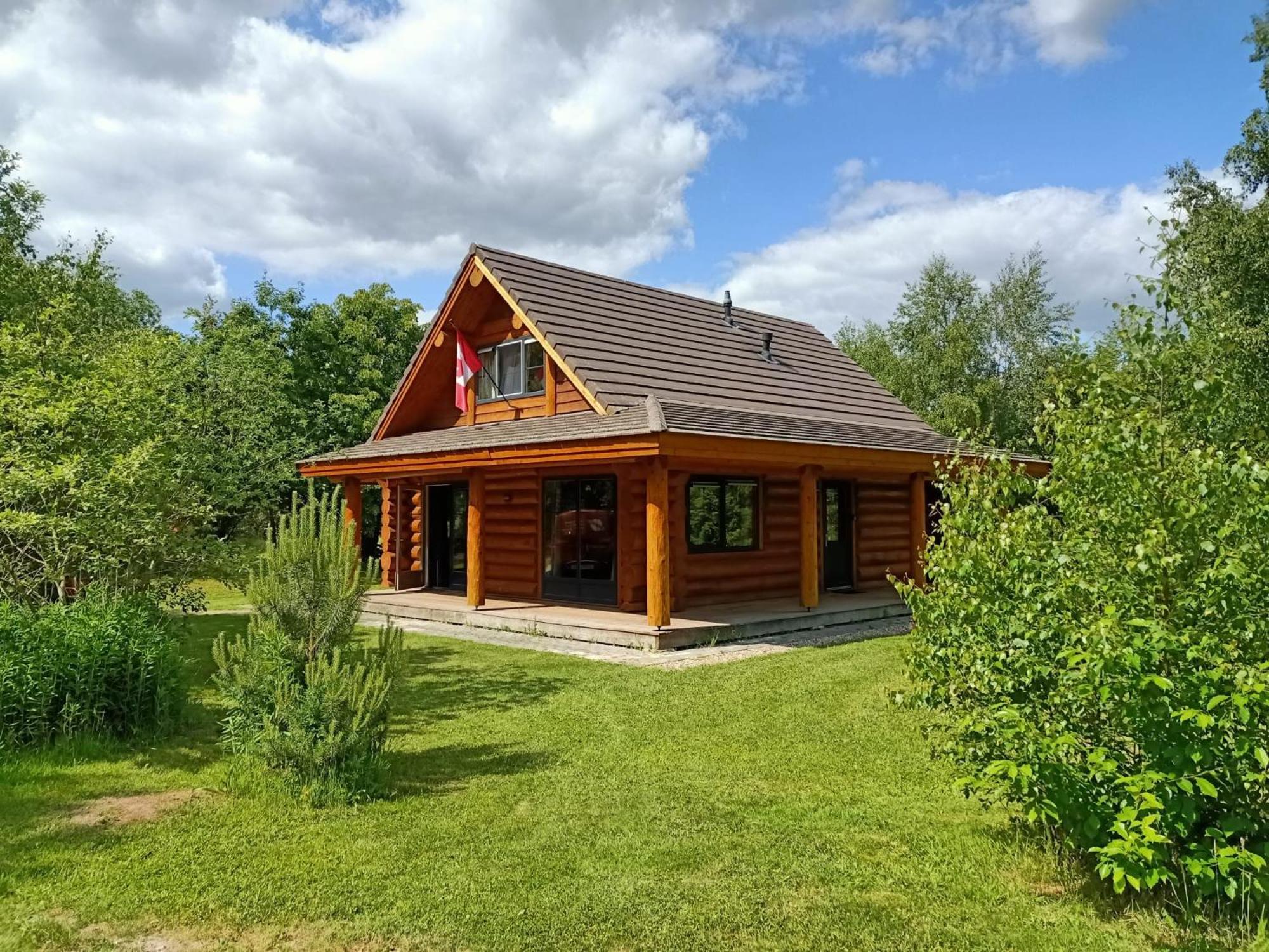 Unieke Houten Villa Met Sauna In Twente - 6P Den Ham Exterior foto